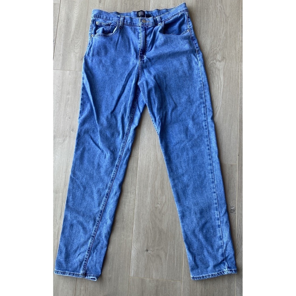 BDG Urban Outfitters Jeans Womens 33 Medium Wash Button Fly Girlfriend High Rise